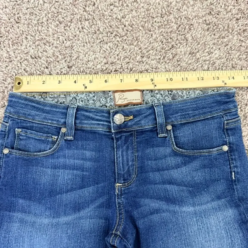 Paige‎ Canyon Short Blue Jeans Bermuda Wash Out Classic Women's 26